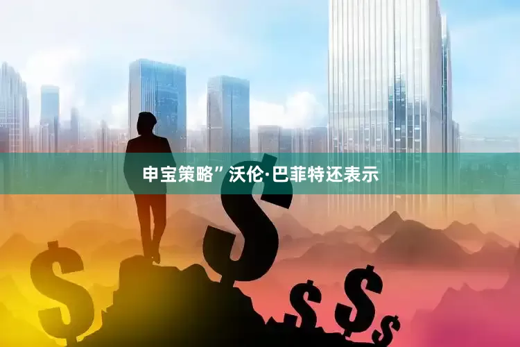 申宝策略”沃伦·巴菲特还表示