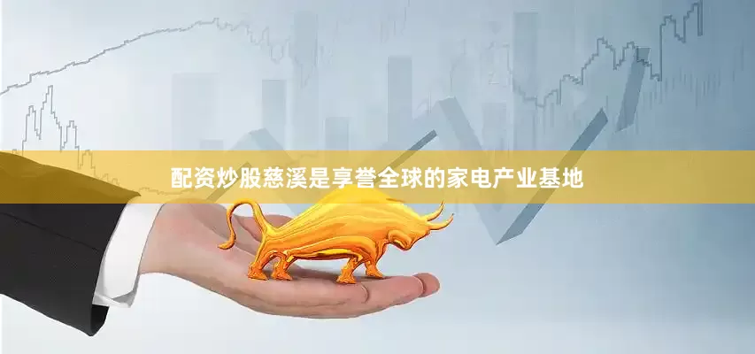 配资炒股慈溪是享誉全球的家电产业基地