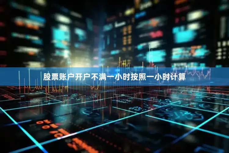 股票账户开户不满一小时按照一小时计算