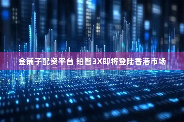 金铺子配资平台 铂智3X即将登陆香港市场