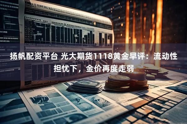 扬帆配资平台 光大期货1118黄金早评：流动性担忧下，金价再度走弱