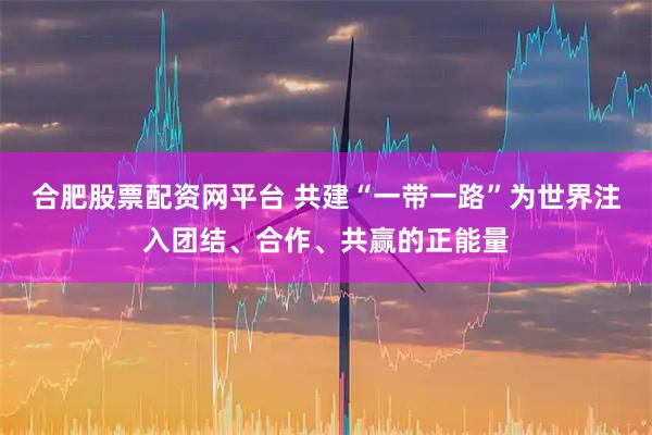 合肥股票配资网平台 共建“一带一路”为世界注入团结、合作、共赢的正能量